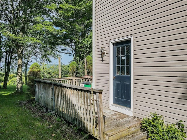 2358 Snapdragon Pt, East Stroudsburg, PA 18301 - view of wooden terrace