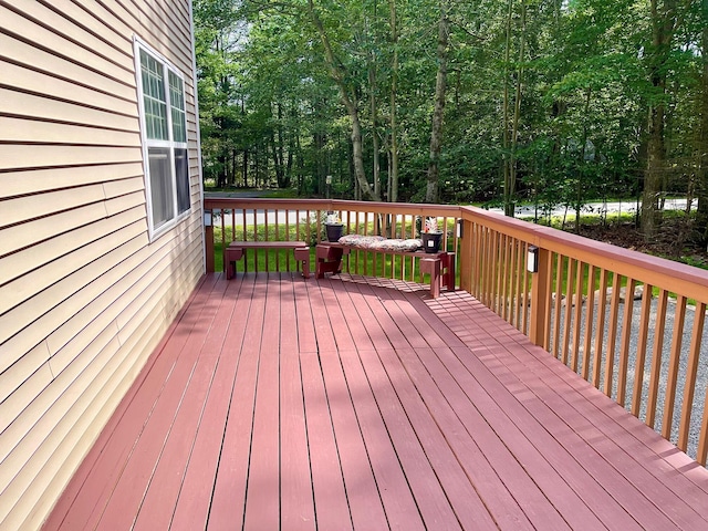 2105 Larkspur Ln, Tobyhanna, PA 18466 - view of wooden terrace