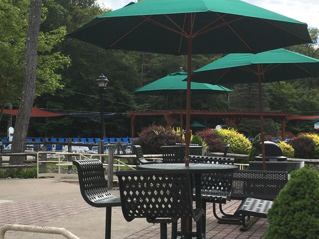 172 Larsen Dr, Clifton Township, PA 18424 - view of patio / terrace featuring outdoor dining area