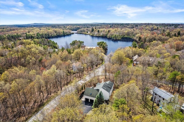 348 Mountain Top Lake Rd, Long Pond, PA 18334 - aerial view of a nearby body of water and a forest