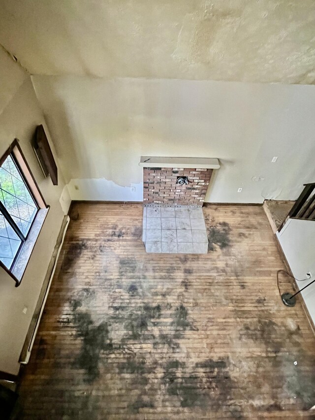 detailed view of wood finished floors