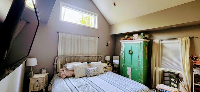 149 Oak, Cresco, PA 18326 - bedroom with high vaulted ceiling