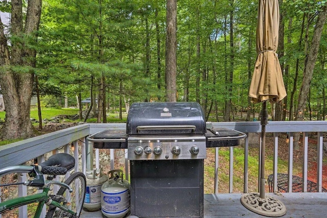 348 Fernwood Dr, East Stroudsburg, PA 18301 - view of patio / terrace with grilling area