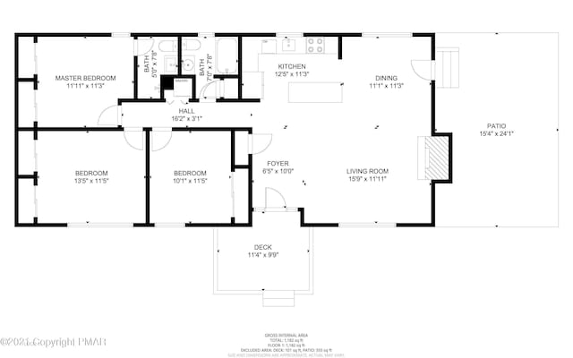 36 Maplewood Rd, Lake Harmony, PA 18624 - floor plan / room layout