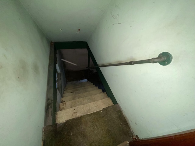 view of staircase