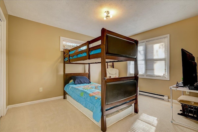 154 Elgin Way, Bushkill, PA 18324 - bedroom with carpet floors, multiple windows, and baseboard heating