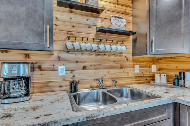 kitchen with a sink