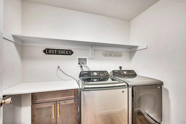 291 White Pine Dr, Pocono Lake, PA 18347 - laundry area with wood finished floors, cabinet space, and washing machine and dryer