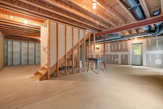 706 Franklin Ct, East Stroudsburg, PA 18302 - basement featuring stairway
