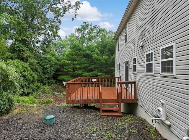 706 Franklin Ct, East Stroudsburg, PA 18302 - view of wooden terrace