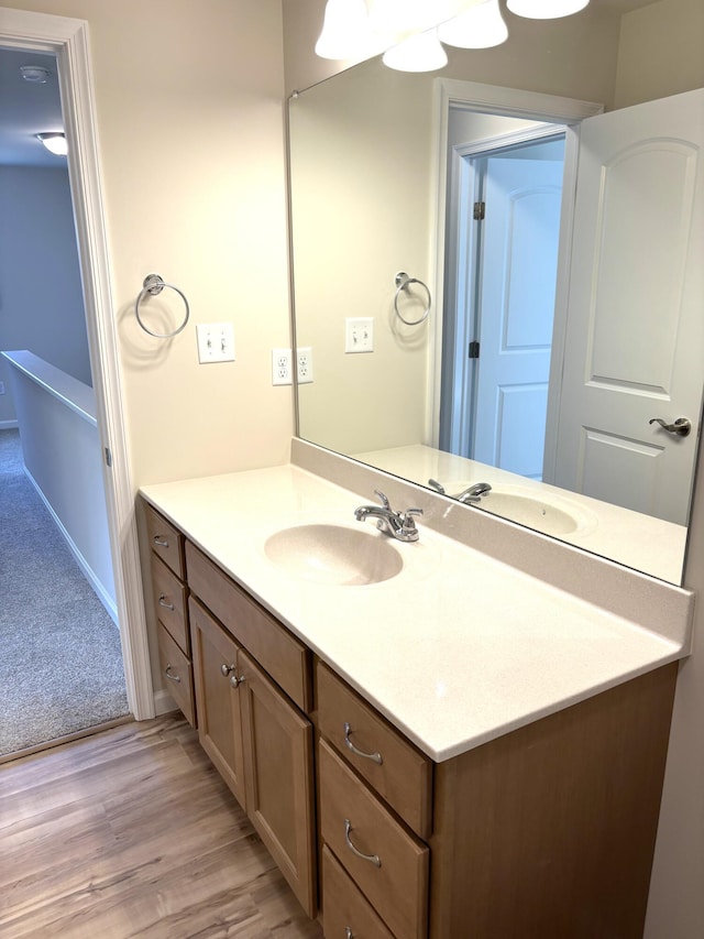 20 Leaf Ct, East Stroudsburg, PA 18302 - bathroom with wood finished floors and vanity