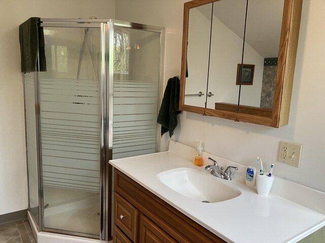 20 Horseshoe Dr, White Haven, PA 18661 - full bathroom featuring vanity and a shower stall