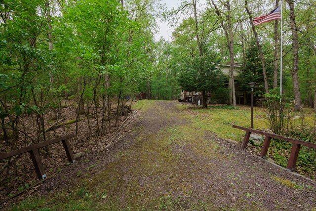 20 Horseshoe Dr, White Haven, PA 18661 - view of yard featuring a forest view
