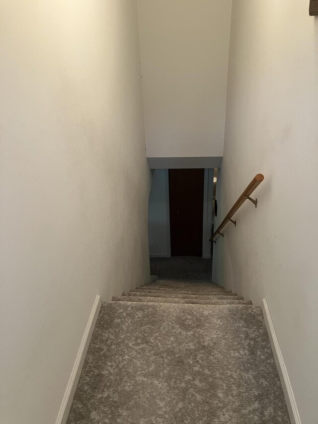 20 Horseshoe Dr, White Haven, PA 18661 - staircase featuring carpet