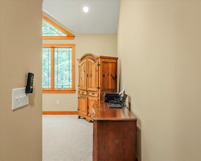 44 Watawga Way W, Gouldsboro, PA 18424 - home office with baseboards and light colored carpet