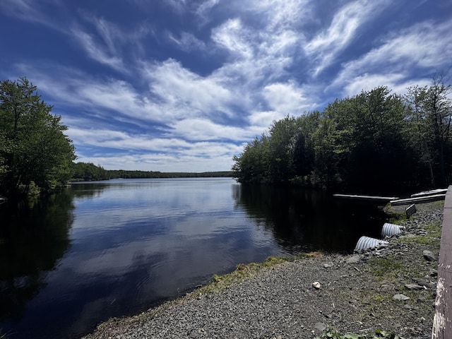 44 Watawga Way W, Gouldsboro, PA 18424 - water view featuring a forest
