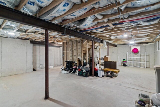 2615 Vista Dr, Blakeslee, PA 18610 - view of unfinished below grade area