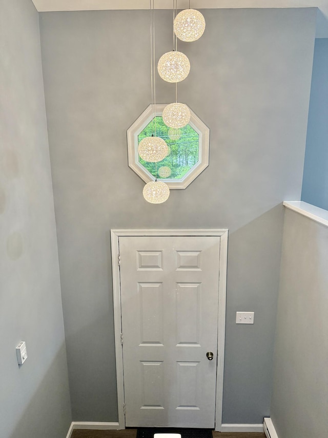 1223 Coolbaugh Rd, East Stroudsburg, PA 18302 - foyer entrance featuring baseboards