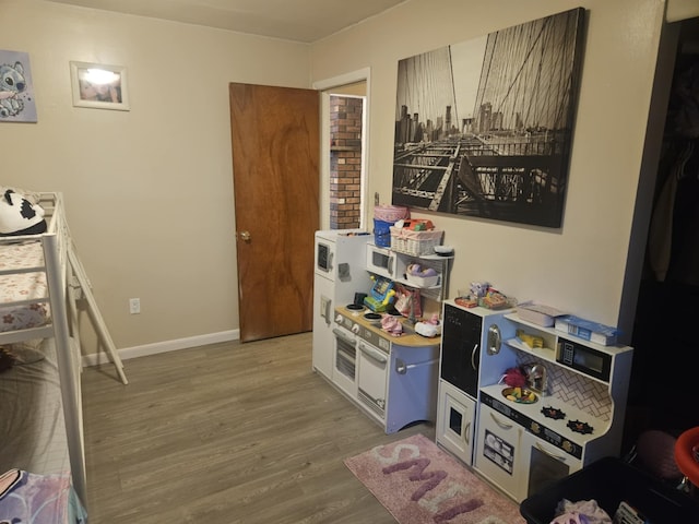 159 Summit Ave, Pocono Summit, PA 18346 - rec room with light wood-type flooring and baseboards
