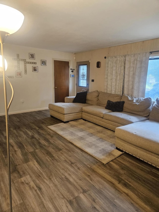 159 Summit Ave, Pocono Summit, PA 18346 - living room with wood finished floors