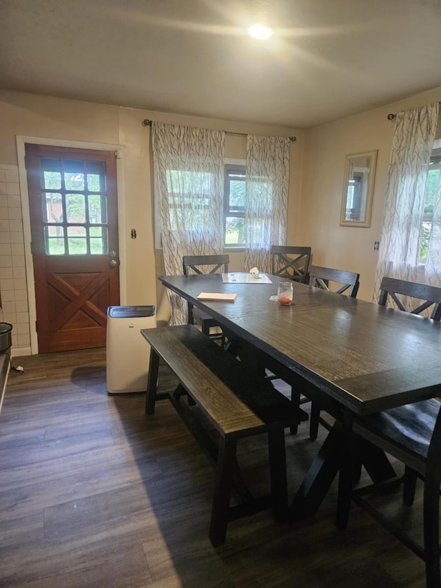 159 Summit Ave, Pocono Summit, PA 18346 - dining space with plenty of natural light and wood finished floors