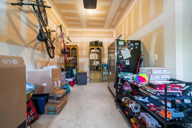 view of storage room