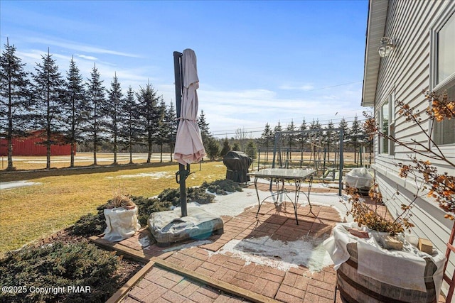 view of patio / terrace with grilling area