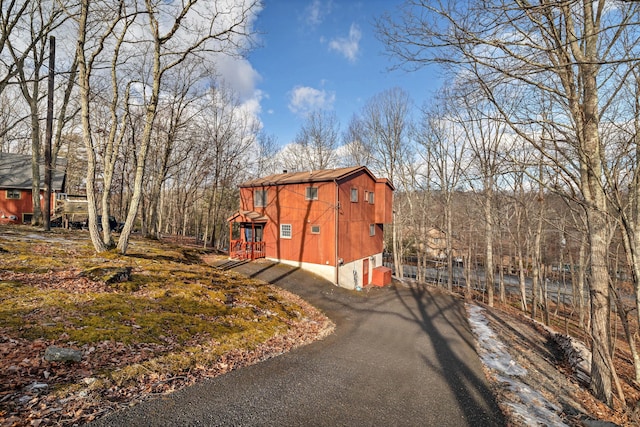 exterior space with driveway