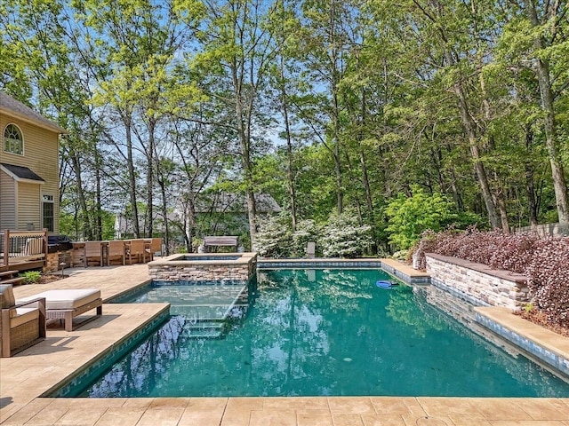 175 Wyndham Dr, Cresco, PA 18326 - view of swimming pool with a pool with connected hot tub