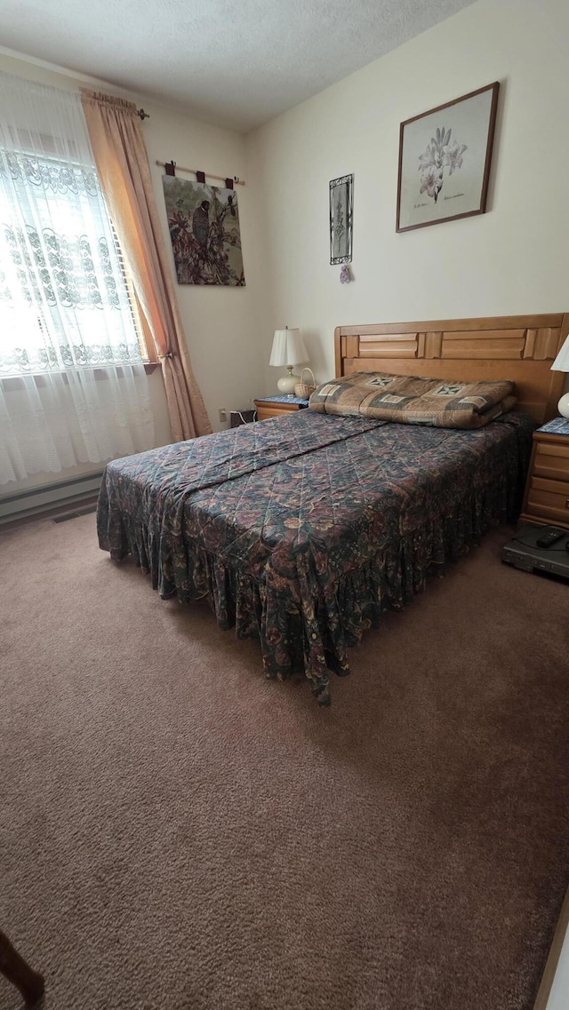 bedroom featuring carpet