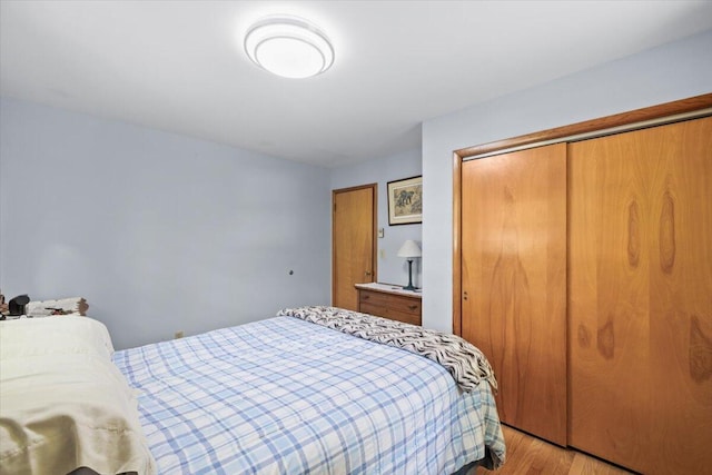 126 Keystone Ln, Tobyhanna, PA 18466 - bedroom featuring a closet and light wood-type flooring