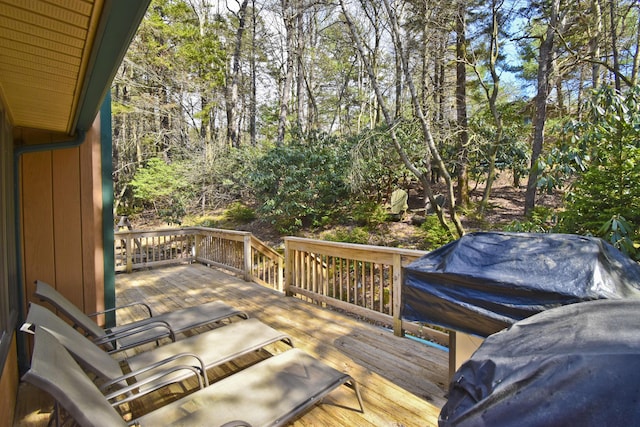 248 Miller Dr, Pocono Pines, PA 18350 - view of wooden terrace