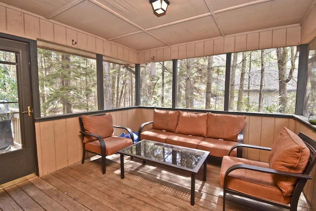 248 Miller Dr, Pocono Pines, PA 18350 - sunroom with plenty of natural light and an outdoor living space