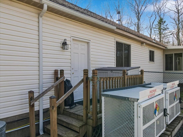 205 Flatbrook Way, Milford, PA 18337 - deck featuring a hot tub