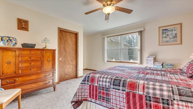 205 Flatbrook Way, Milford, PA 18337 - bedroom with a ceiling fan and carpet floors