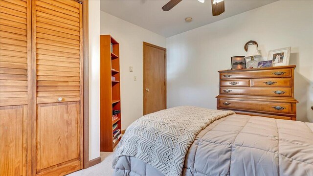205 Flatbrook Way, Milford, PA 18337 - bedroom featuring carpet flooring and ceiling fan