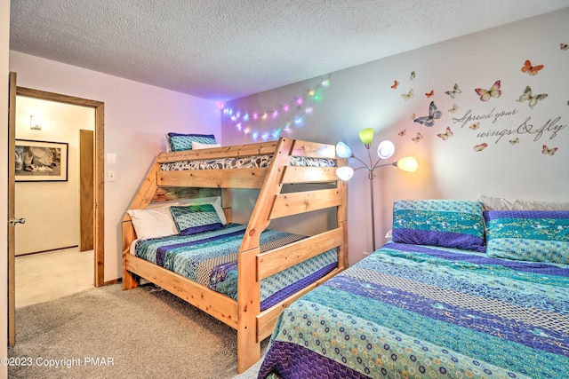 296 Overlook Way, Tannersville, PA 18372 - carpeted bedroom featuring a textured ceiling