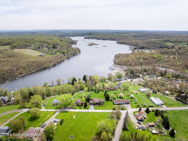 106 Windsor Dr, Lake Ariel, PA 18436 - drone / aerial view of a nearby body of water and a forest