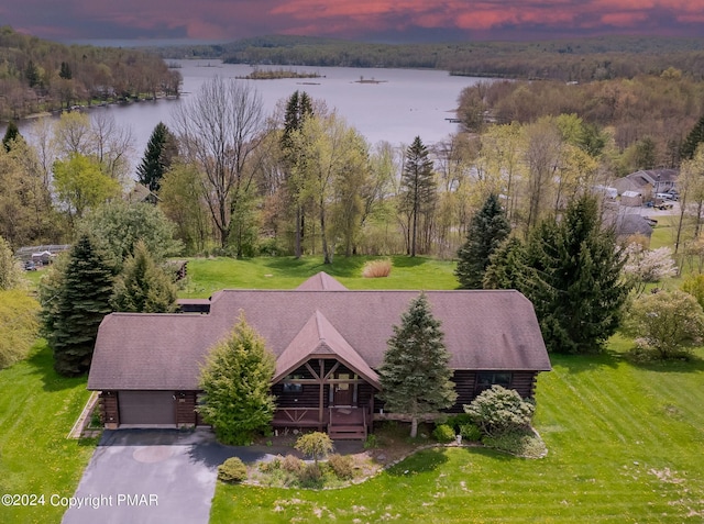 106 Windsor Dr, Lake Ariel, PA 18436 - view of subject property featuring a nearby body of water and a forest