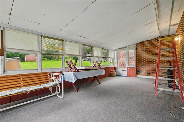 20 Cleveland Ave, East Bangor, PA 18013 - sunroom / solarium featuring lofted ceiling