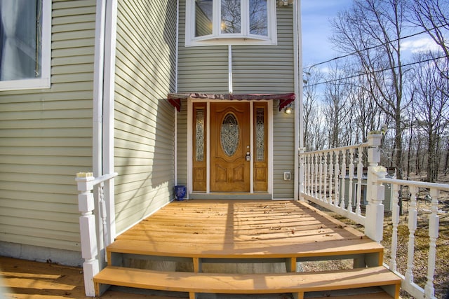 view of entrance to property