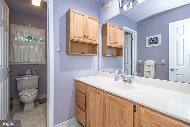 16 Kiloran Wynd Rd, Glenmoore, PA 19343 - bathroom featuring vanity and tile patterned flooring