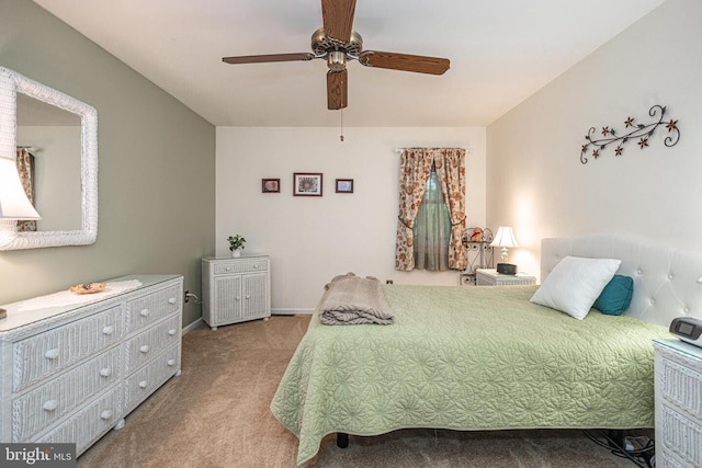 16 Kiloran Wynd Rd, Glenmoore, PA 19343 - carpeted bedroom with ceiling fan and baseboards