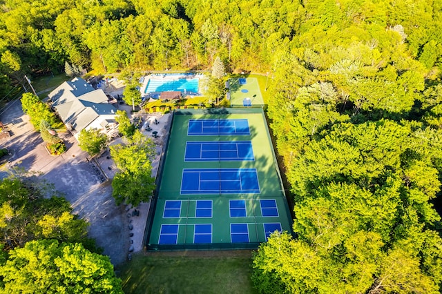 19 Conservancy Ct, Gouldsboro, PA 18424 - bird's eye view of a heavily wooded area