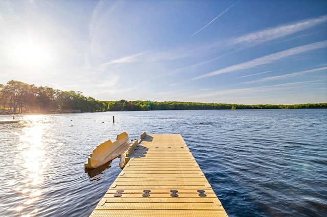 19 Conservancy Ct, Gouldsboro, PA 18424 - dock area featuring a water view