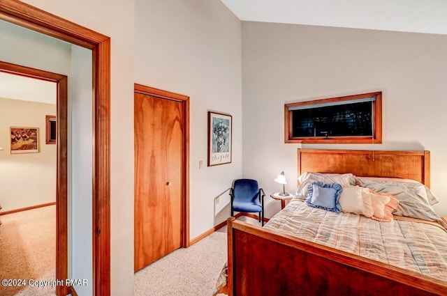 bedroom featuring baseboards and carpet floors