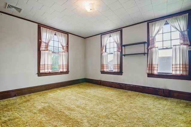 639 Iron St, Lehighton, PA 18235 - carpeted spare room featuring crown molding and baseboards