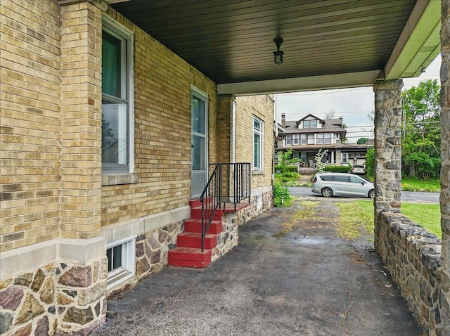639 Iron St, Lehighton, PA 18235 - view of patio with an attached carport
