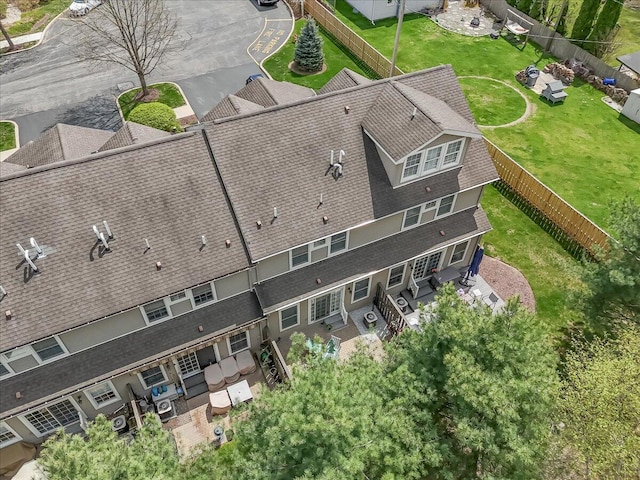 drone / aerial view