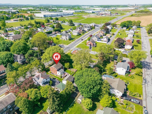 631 Main St, Tatamy, PA 18085 - aerial view of property and surrounding area featuring nearby suburban area